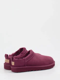 – Lammfell-Hausschuh aus Veloursleder beeren*UGG Sale