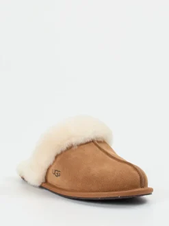 Damen UGG – Lammfell-Hausschuh aus Veloursleder