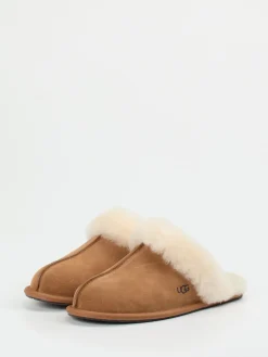 Damen UGG – Lammfell-Hausschuh aus Veloursleder