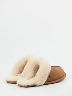 Damen UGG – Lammfell-Hausschuh aus Veloursleder