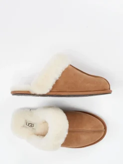 Damen UGG – Lammfell-Hausschuh aus Veloursleder