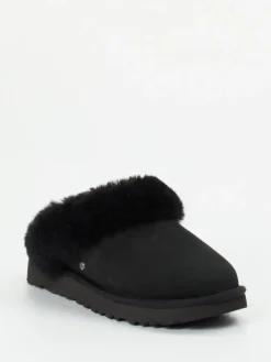 – Lammfell-Pantoletten aus Veloursleder*UGG New