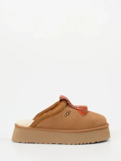 Damen UGG – Mules aus Veloursleder mit Plateau