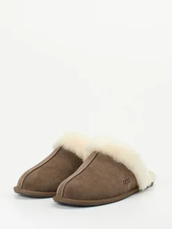 – Pantoffeln aus Veloursleder mit Lammfellfutter*UGG Clearance