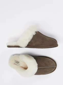– Pantoffeln aus Veloursleder mit Lammfellfutter*UGG Clearance