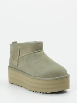 – Plateau-Stiefelette aus Veloursleder Salbei*UGG Sale