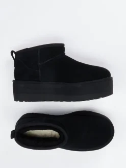 Damen UGG – Plattform-Stiefelette aus Veloursleder