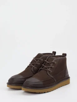 Herren UGG – Schnürboots aus Nubukleder in Dunkel