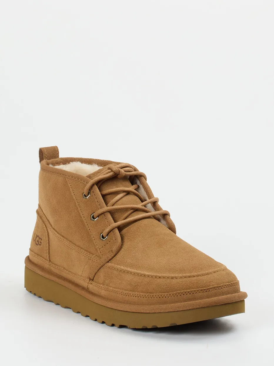Herren UGG – Schnürboots aus Veloursleder camel
