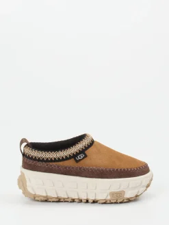 Damen UGG – Slip-On Clogs aus Veloursleder camel
