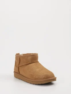 Kinder UGG – Stiefeletten aus Veloursleder cognac