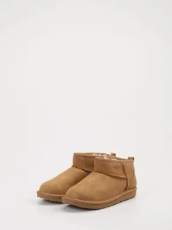 Kinder UGG – Stiefeletten aus Veloursleder cognac