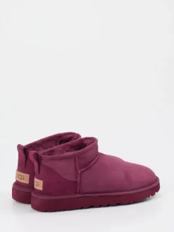 Damen UGG – Stiefeletten aus Veloursleder beeren
