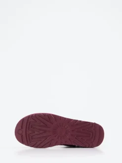 Damen UGG – Stiefeletten aus Veloursleder beeren