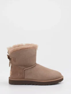 Damen UGG – Stiefeletten aus Veloursleder Taupe