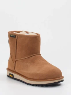 Damen UGG – Winter-Boots aus Veloursleder cognac