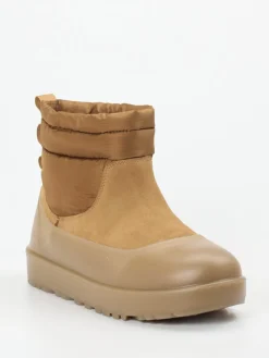 – Winter-Boots aus Veloursleder und Nylon cognac*UGG Clearance