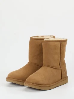 Kinder UGG – Winterboots aus Veloursleder kastanien
