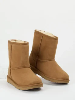 Kinder UGG – Winterboots aus Veloursleder kastanien