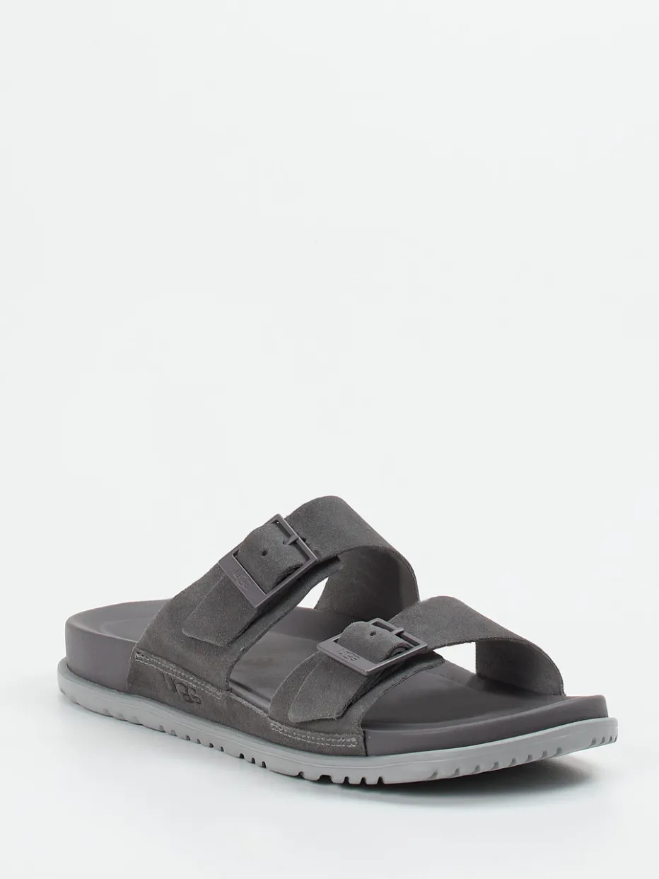 Herren UGG – Zweiriemer-Sandalen aus Veloursleder