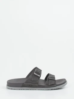 Herren UGG – Zweiriemer-Sandalen aus Veloursleder