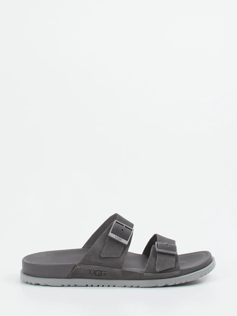 Herren UGG – Zweiriemer-Sandalen aus Veloursleder