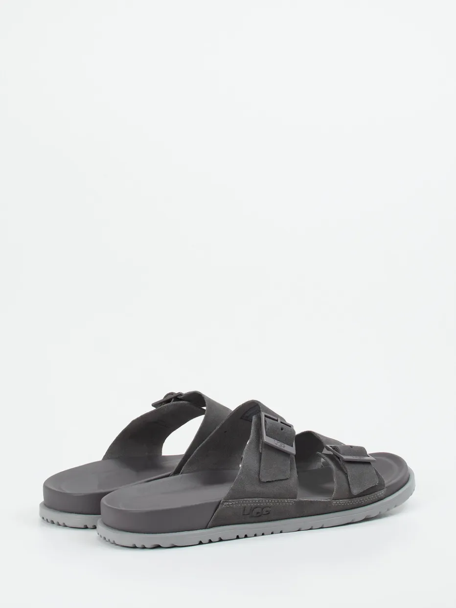 Herren UGG – Zweiriemer-Sandalen aus Veloursleder