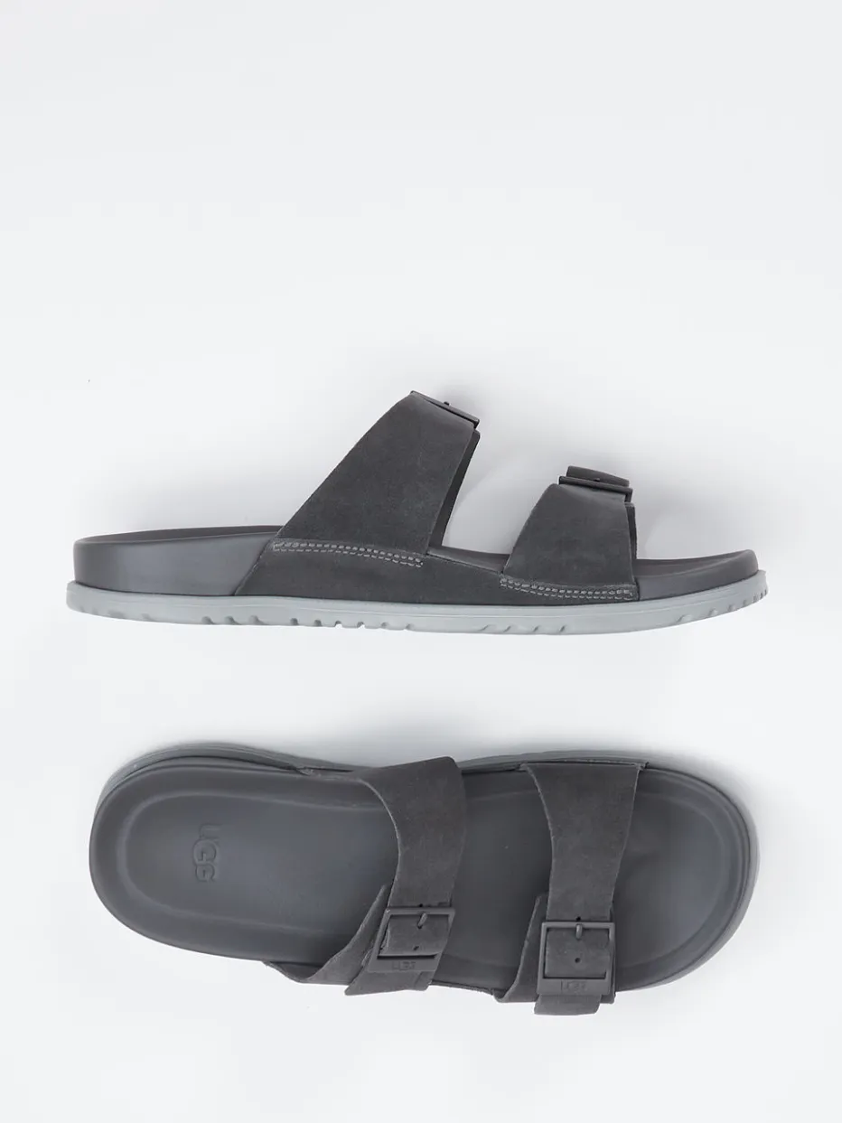 Herren UGG – Zweiriemer-Sandalen aus Veloursleder