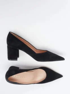 – Blockabsatz-Pumps aus Veloursleder*Unützer Discount