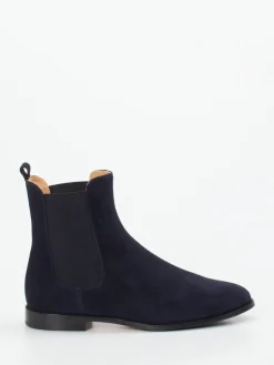 Damen Unützer – Chelsea Boots aus Veloursleder Dunkel