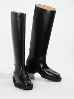 – Kniehohe Stiefel aus Kalbleder*Unützer Outlet