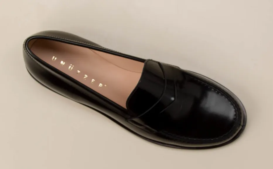 Damen Unützer – Loafer aus Hochglanzleder