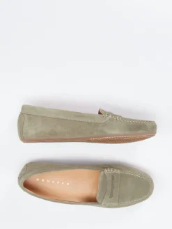 – Loafer aus Veloursleder in Salbei*Unützer Hot
