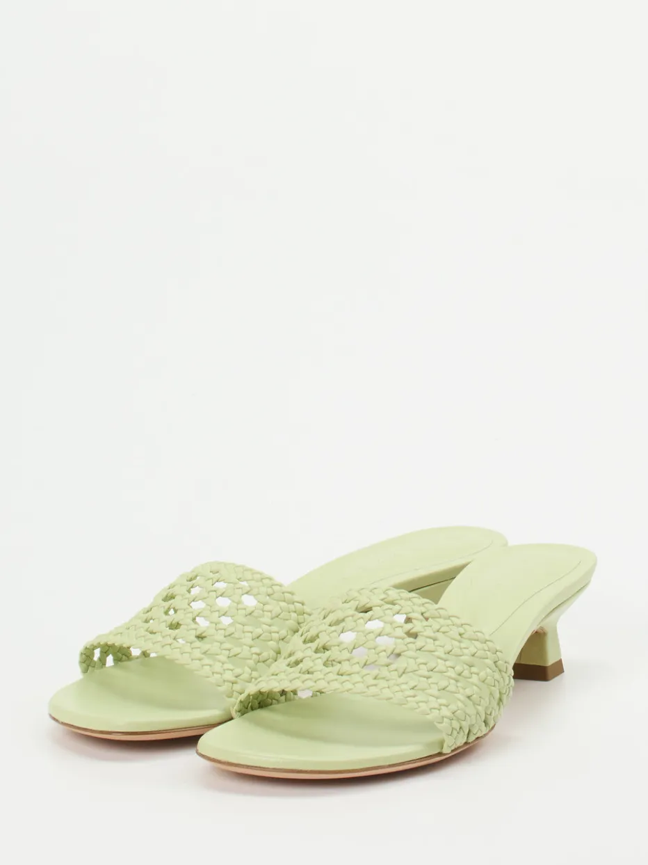 – Pantolette aus Flechtleder in Pastell*Unützer Clearance