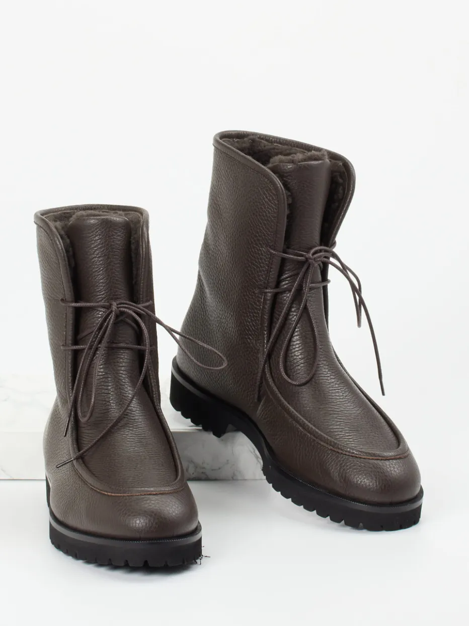 Damen Unützer – Schnürstiefelette aus Kalbleder