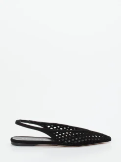 – Slingback-Ballerinas aus Veloursleder*Unützer Hot