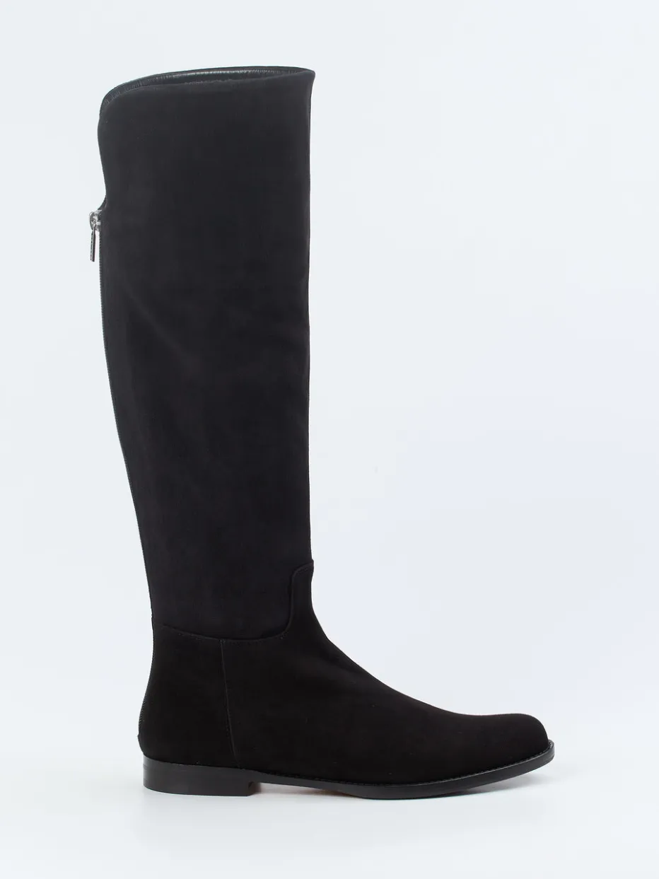 Damen Unützer – Stiefel aus Veloursleder
