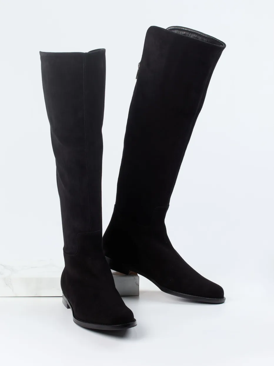 Damen Unützer – Stiefel aus Veloursleder