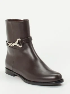 – Stiefeletten aus Kalbleder Dunkel*Unützer Hot