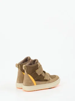 – High-Top-Sneaker aus Veloursleder Sand*Vado Sale