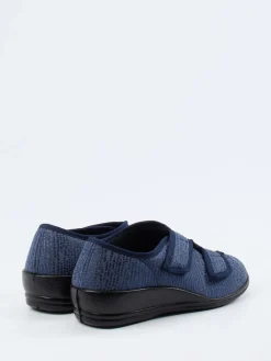 – Hausschuh aus Textil Dunkel*Varomed Clearance