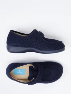 Damen Varomed – Hausschuh aus Textil in Dunkel