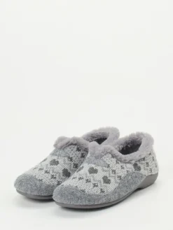 Damen Varomed – Hausschuhe aus Textil im Norwegerstil