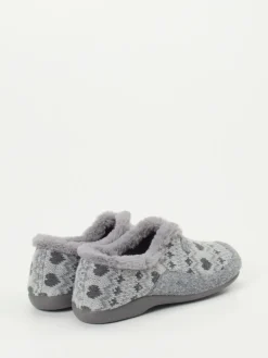 Damen Varomed – Hausschuhe aus Textil im Norwegerstil