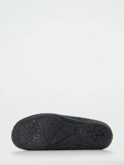 – Pantoffeln aus Textil in Anthrazit*Varomed Sale