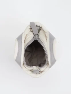 Damen VeeCollective Berlin – Handtasche aus Steppnylon creme