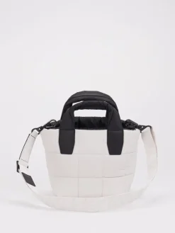 Damen VeeCollective Berlin – Mini Tote Bag aus Nylon Offwhite