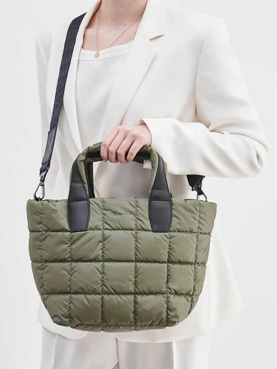 Damen VeeCollective Berlin – Shopper aus Ripstop Nylon Oliv