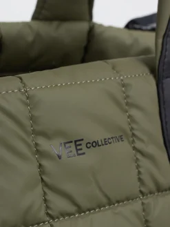 Damen VeeCollective Berlin – Shopper aus Ripstop Nylon Oliv