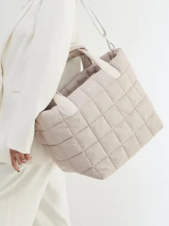 Damen VeeCollective Berlin – Shopper aus Nylon Steingrau